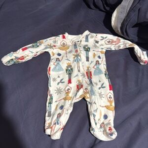 Nutcracker christmas newborn onesie